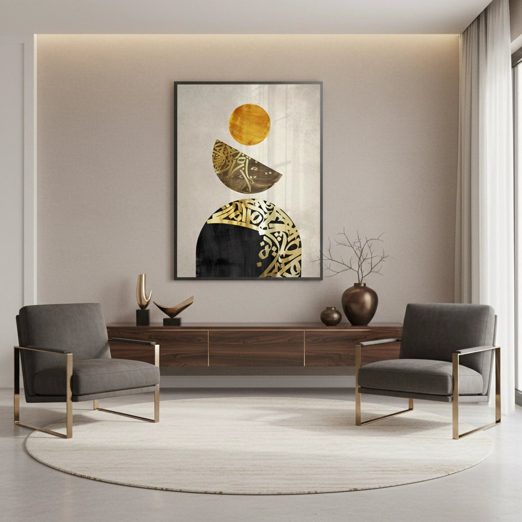 Boho Arabic Script - Fine Art