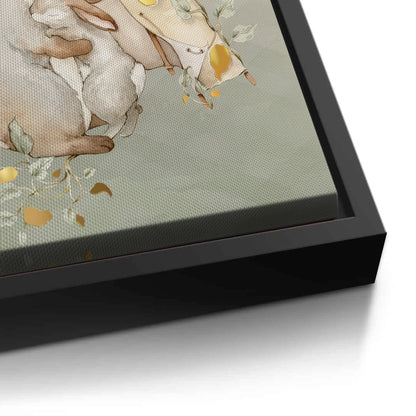 Boho Bunny Love - Canvas