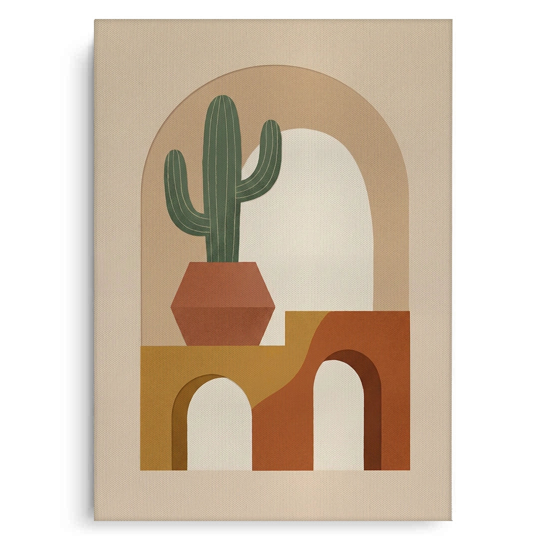 2Boho Cactus - Canvas