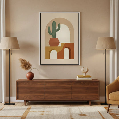 Boho Cactus - Canvas
