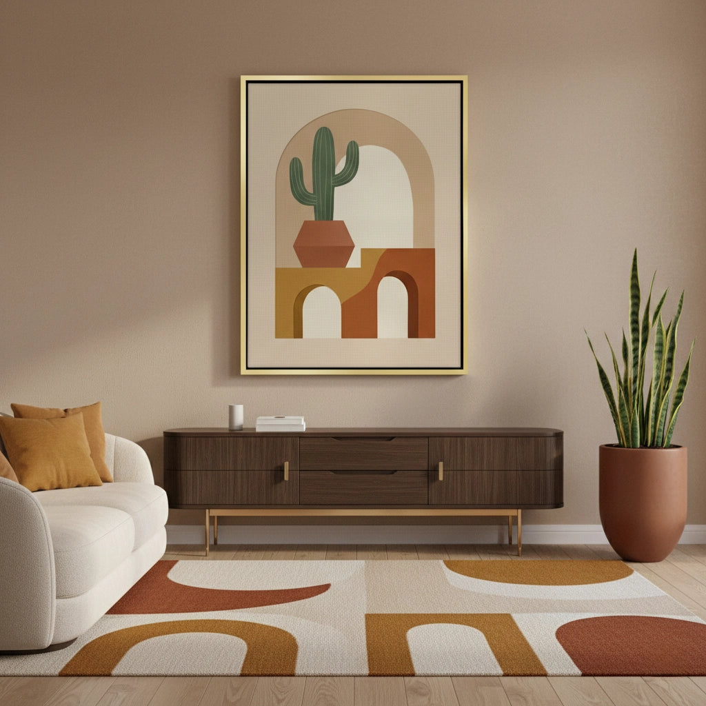2Boho Cactus - Canvas