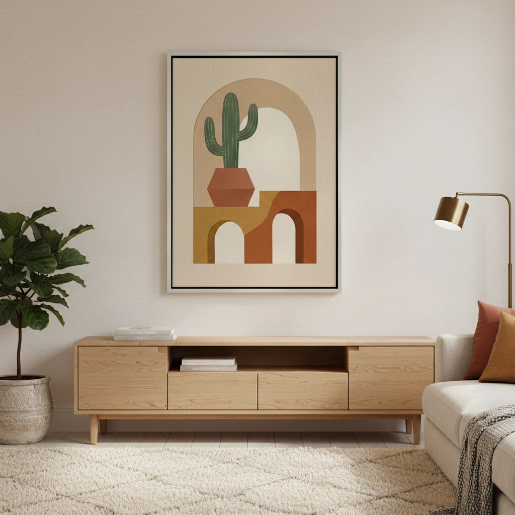 2Boho Cactus - Canvas