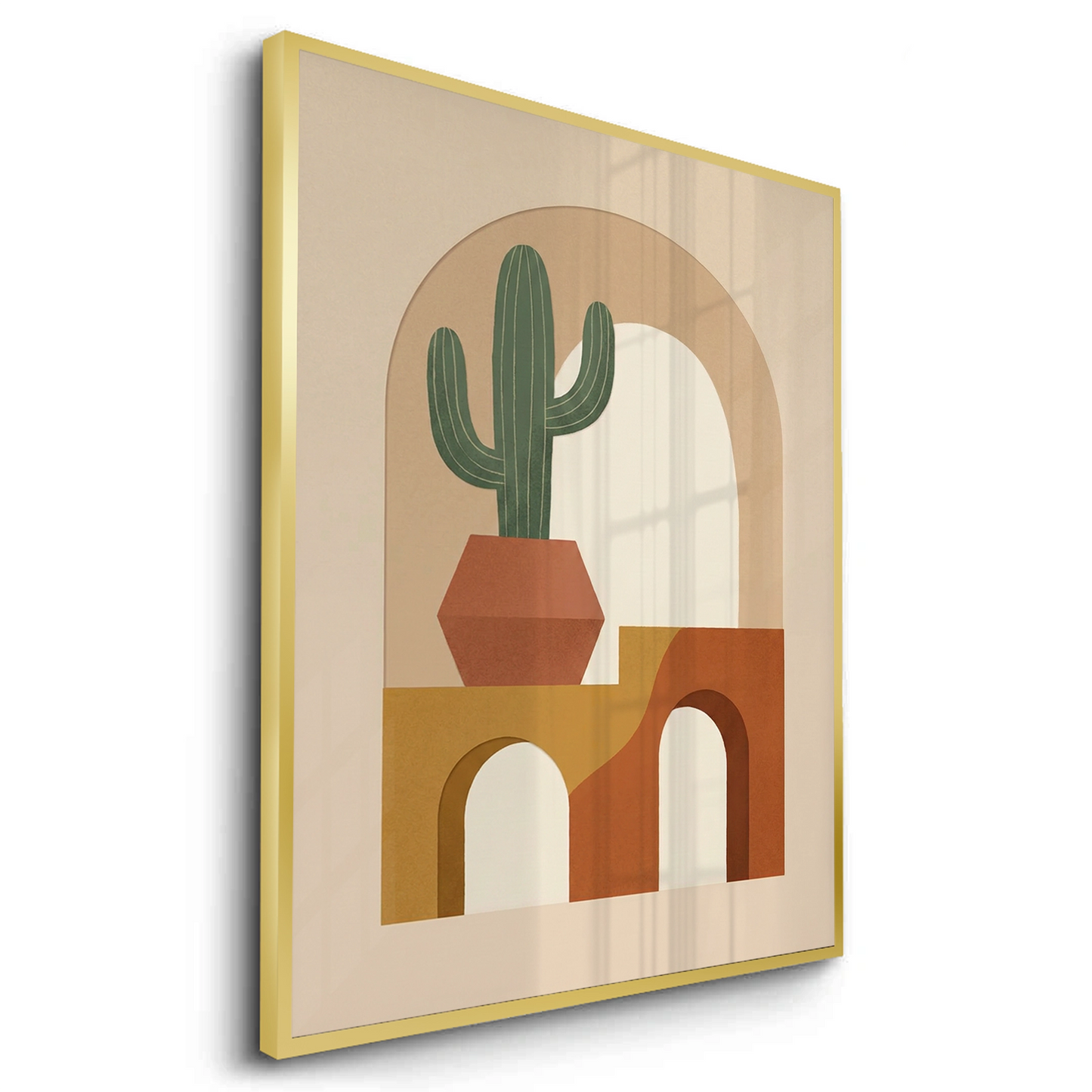 2Boho Cactus - Fine Art