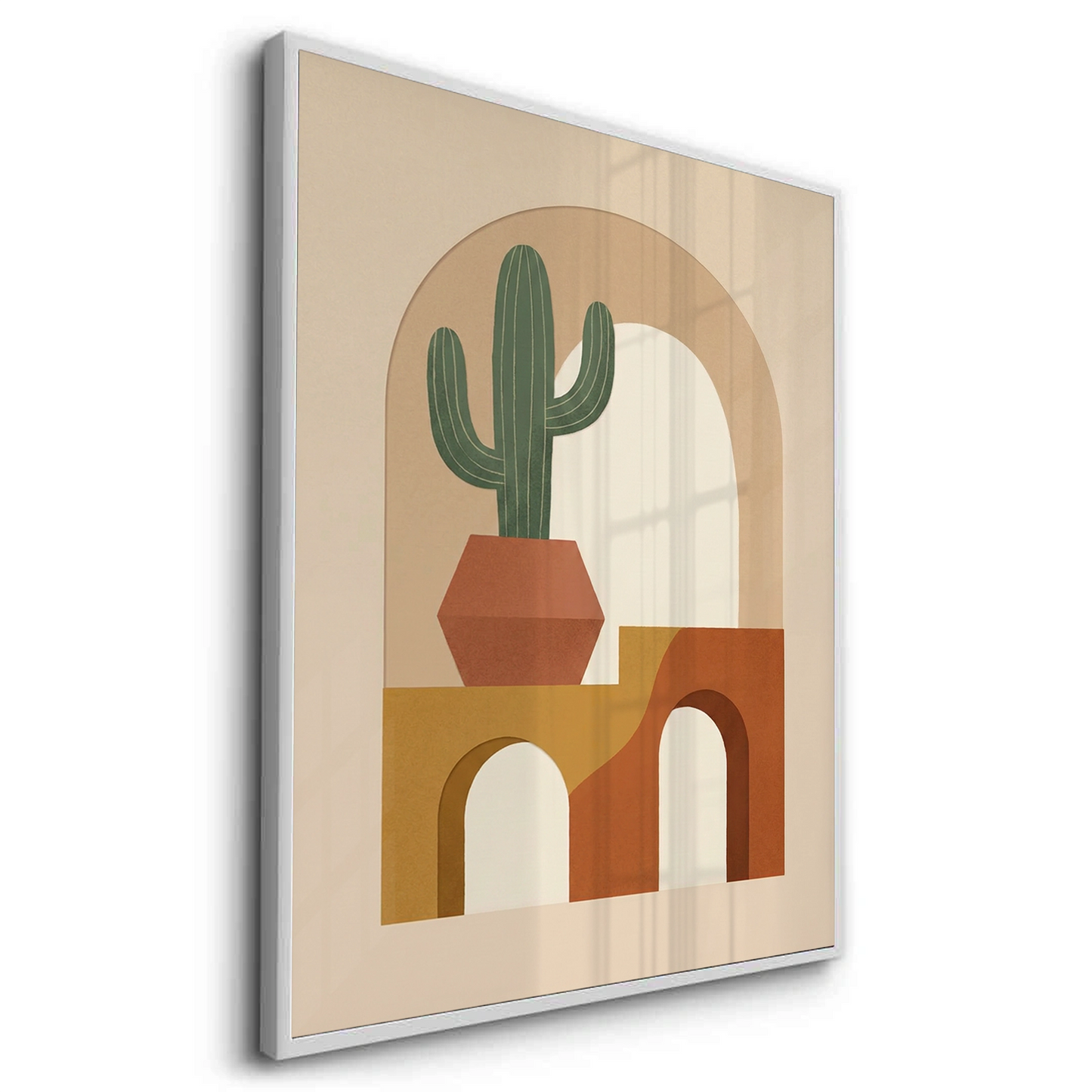 2Boho Cactus - Fine Art