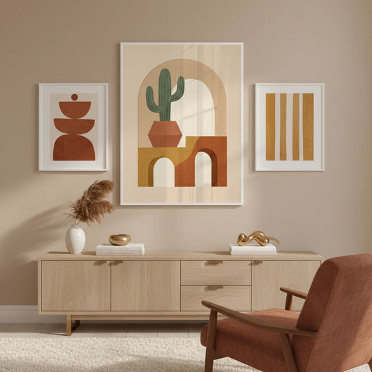 Boho Cactus - Fine Art