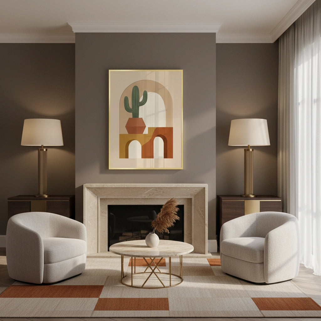 2Boho Cactus - Fine Art