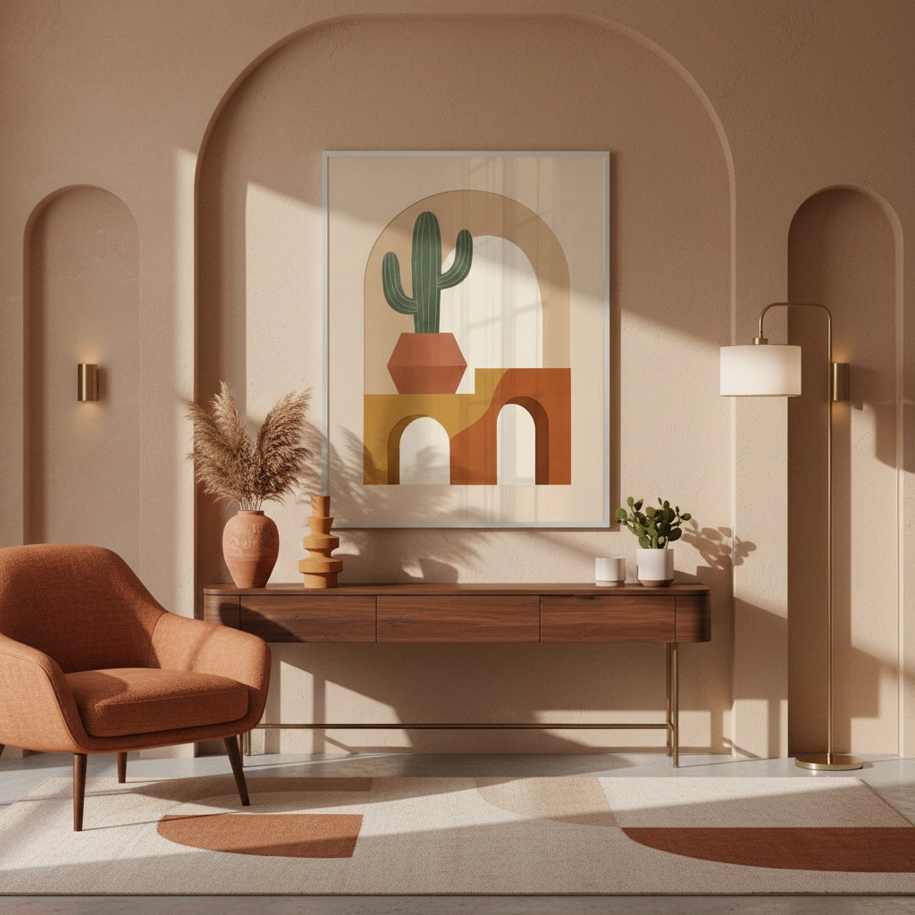 2Boho Cactus - Fine Art