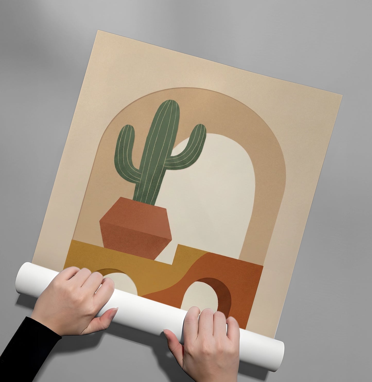 2Boho Cactus - Poster
