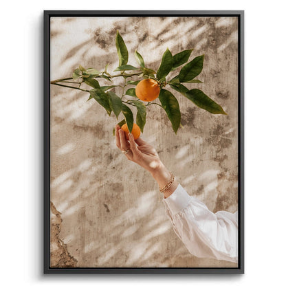 Boho Citrus Branch - Canvas