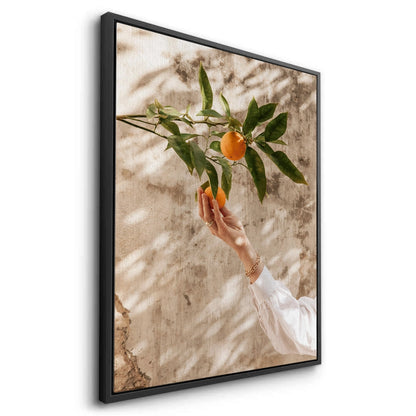 Boho Citrus Branch - Canvas