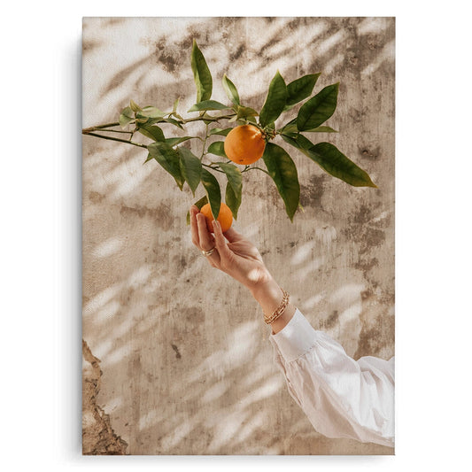 Boho Citrus Branch - Canvas