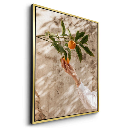 Boho Citrus Branch - Canvas
