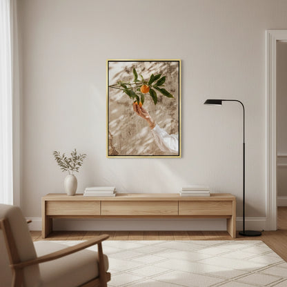 Boho Citrus Branch - Canvas