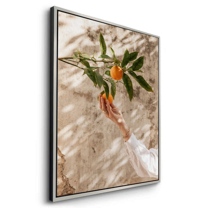 Boho Citrus Branch - Canvas
