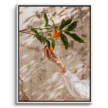Boho Citrus Branch - Canvas