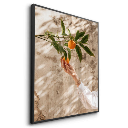 Boho Citrus Branch - Fine Art