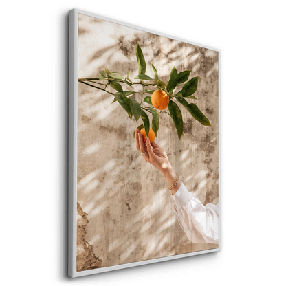 Boho Citrus Branch - Fine Art