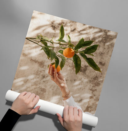 Boho Citrus Branch - Poster