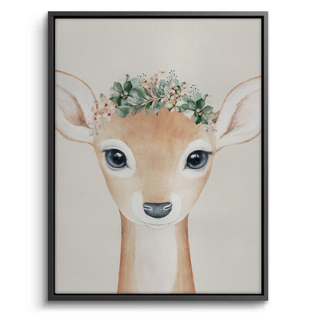 2Boho Deer - Canvas