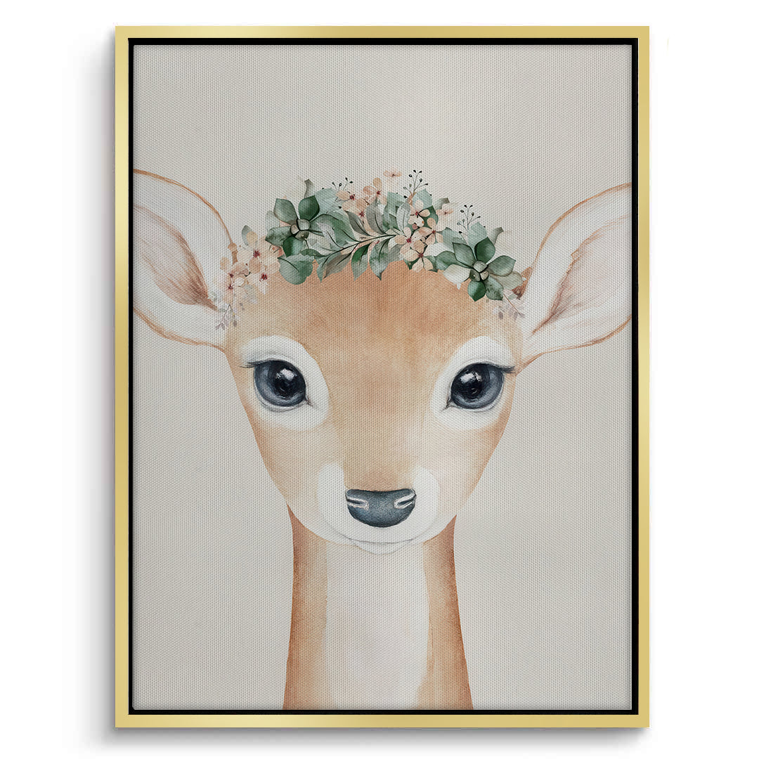 2Boho Deer - Canvas