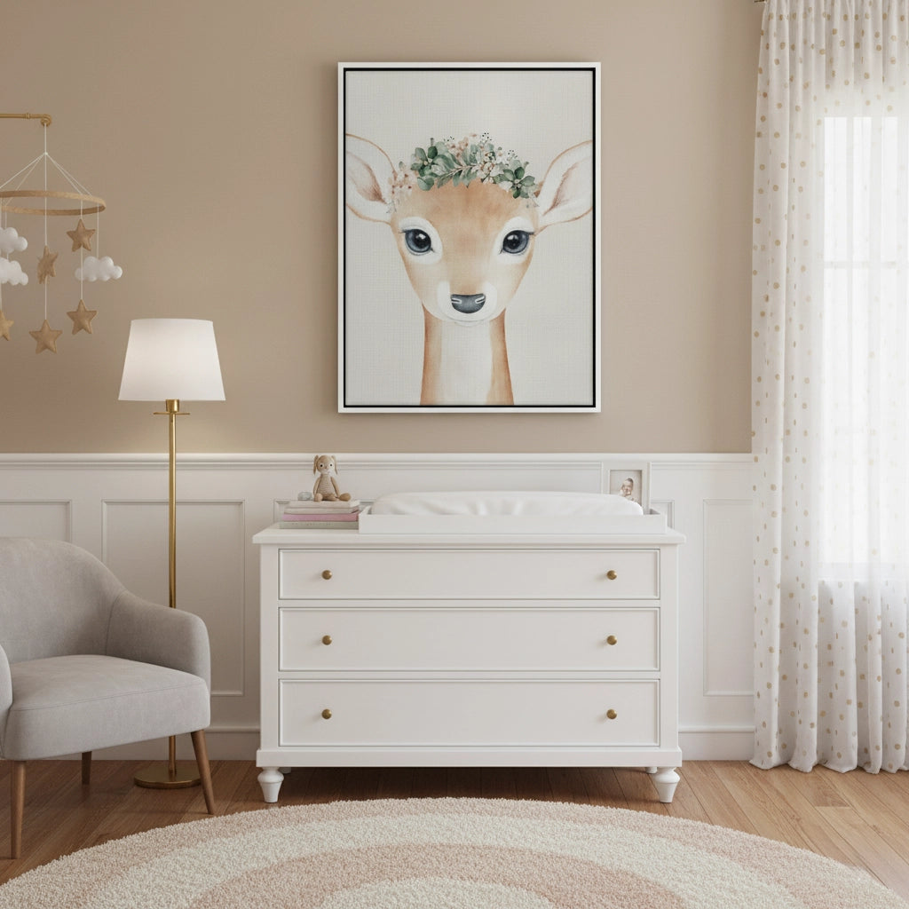 2Boho Deer - Canvas