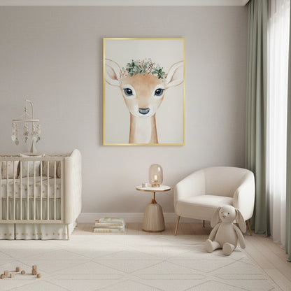 Boho Deer - Fine Art