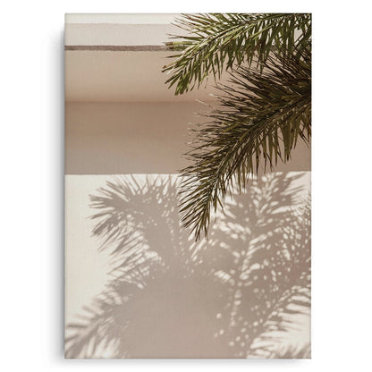 Boho Desert Chic Palm Leaf - Canvas