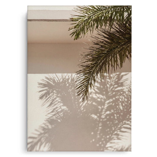 Boho Desert Chic Palm Leaf - Canvas