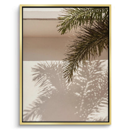 Boho Desert Chic Palm Leaf - Canvas