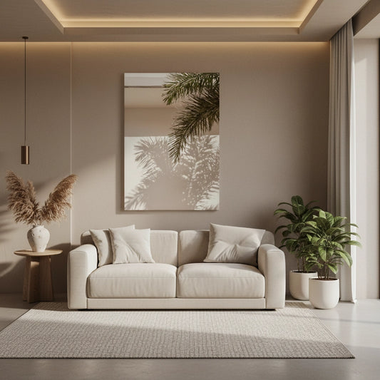 Boho Desert Chic Palm Leaf - Canvas