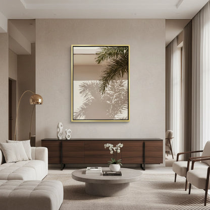 Boho Desert Chic Palm Leaf - Canvas