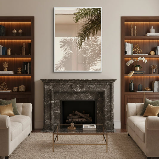 Boho Desert Chic Palm Leaf - Fine Art