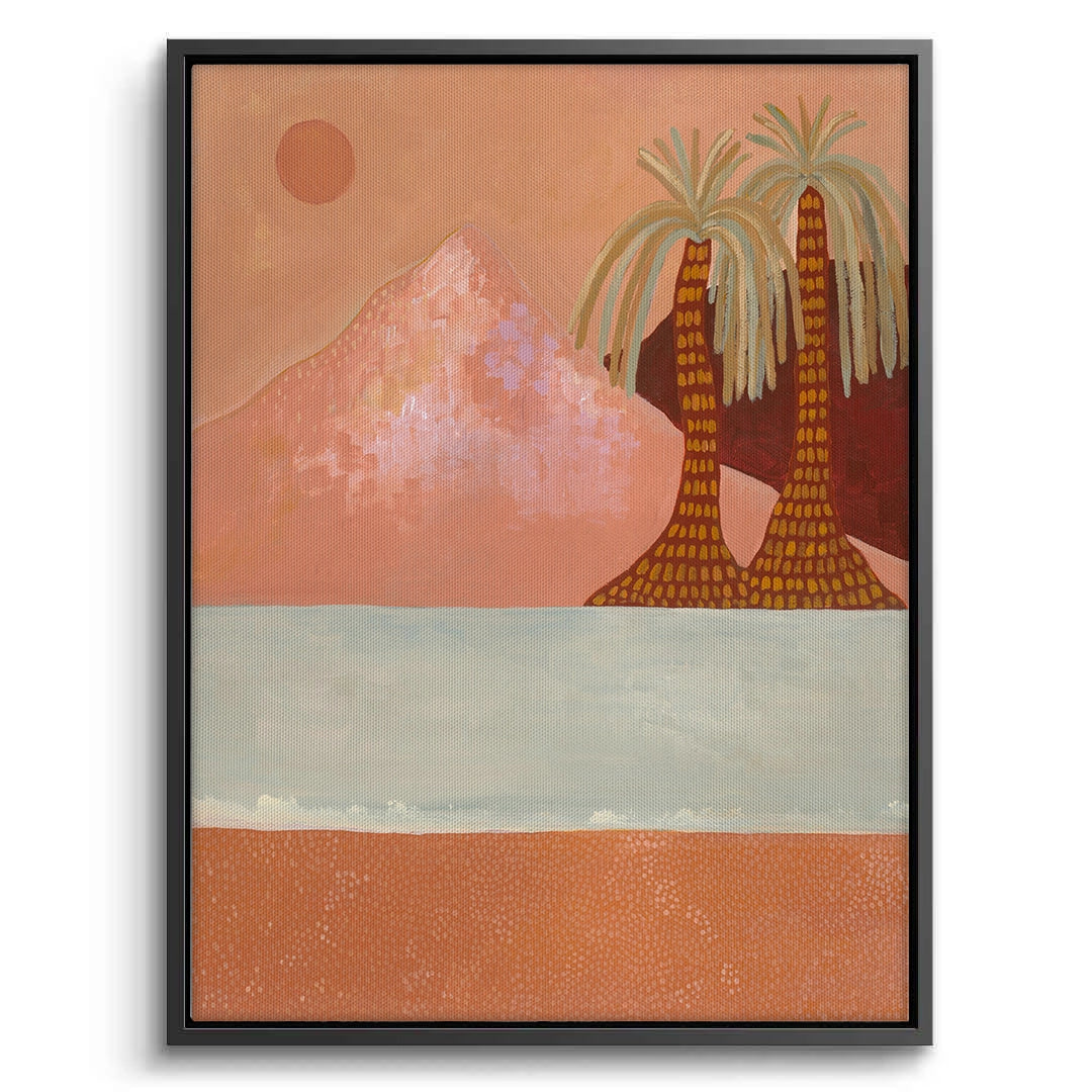 2Boho Desert Mountain - Canvas