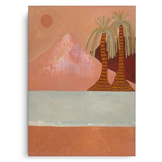 Boho Desert Mountain - Canvas