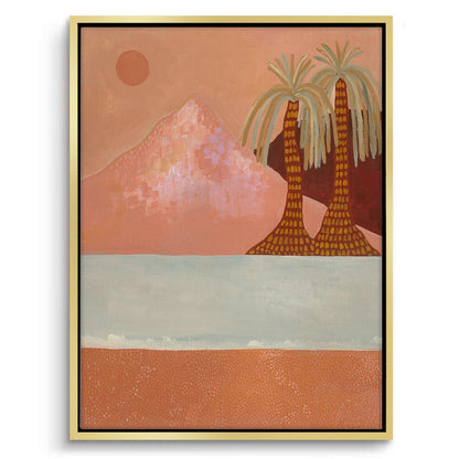 Boho Desert Mountain - Canvas