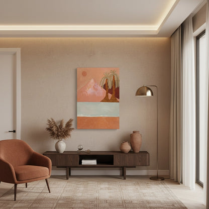 Boho Desert Mountain - Canvas