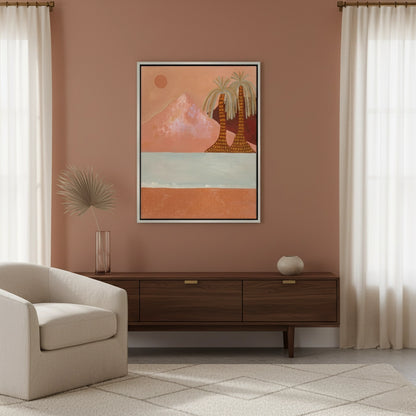 Boho Desert Mountain - Canvas