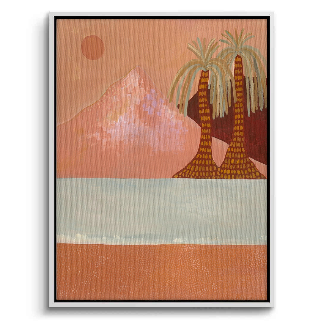 2Boho Desert Mountain - Canvas