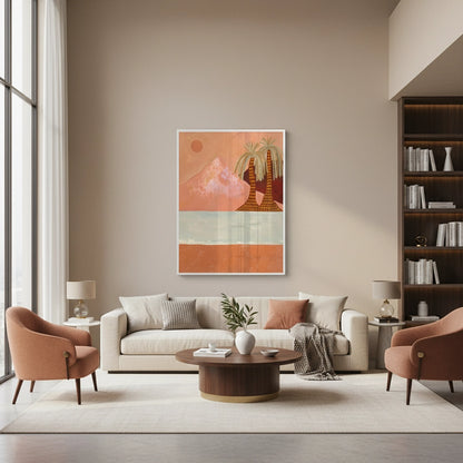 Boho Desert Mountain - Fine Art