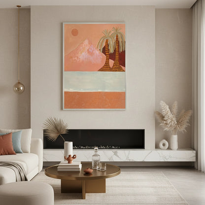 Boho Desert Mountain - Fine Art