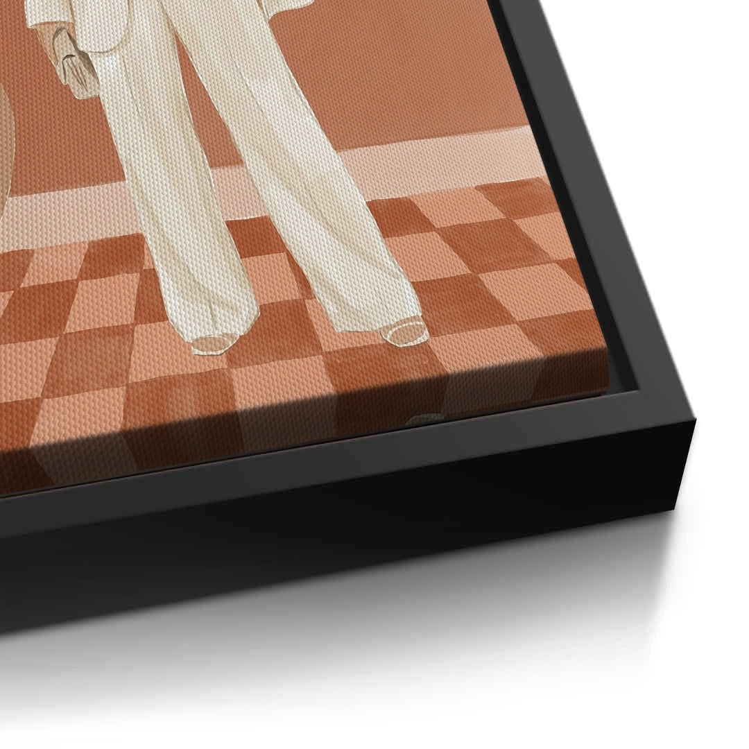 2Boho Fashion Illustration - Canvas