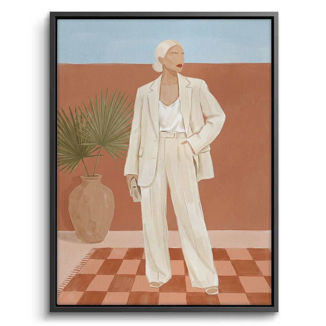 2Boho Fashion Illustration - Canvas