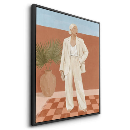 Boho Fashion Illustration - Canvas