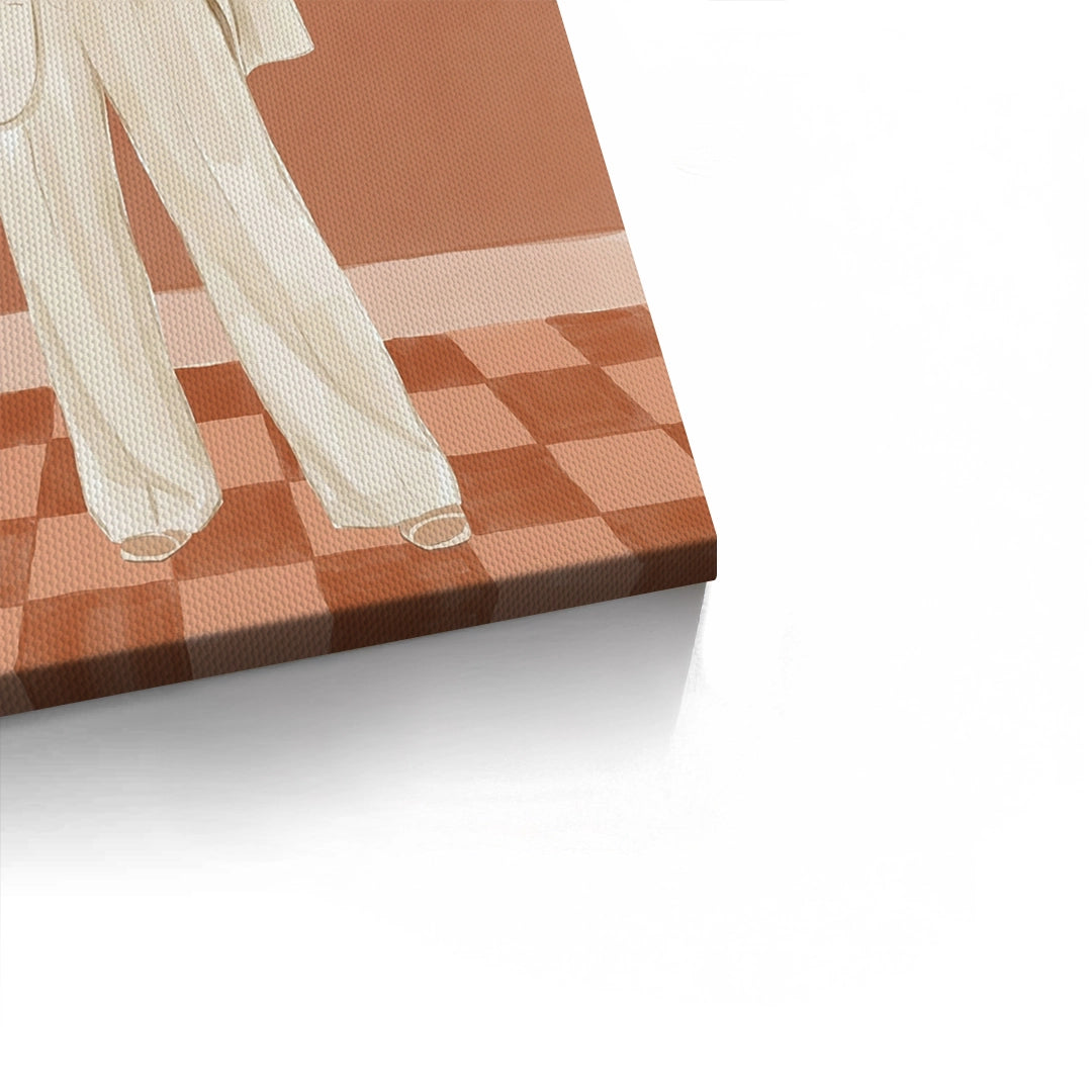 2Boho Fashion Illustration - Canvas