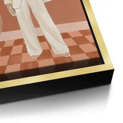 Boho Fashion Illustration - Canvas