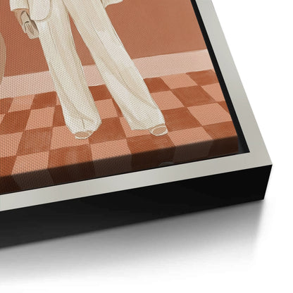 Boho Fashion Illustration - Canvas