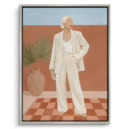 Boho Fashion Illustration - Canvas