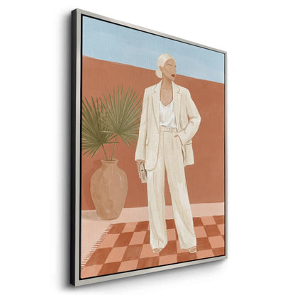 Boho Fashion Illustration - Canvas