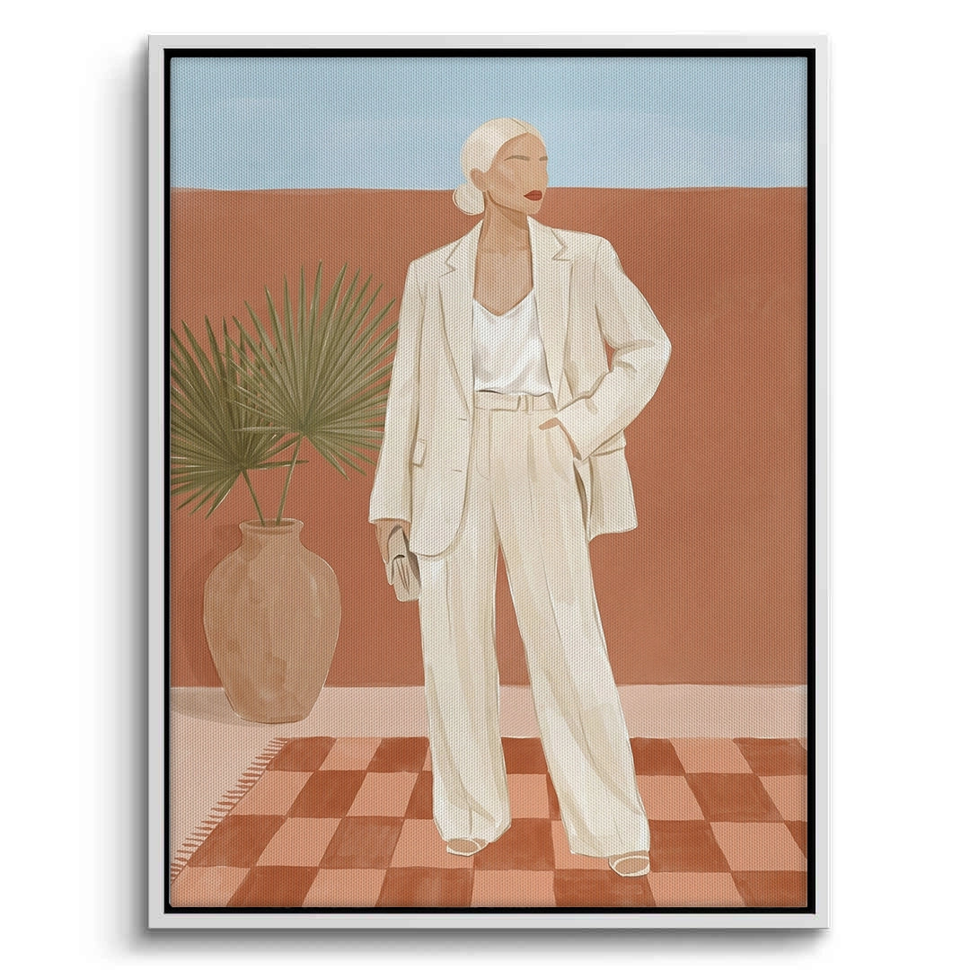 2Boho Fashion Illustration - Canvas