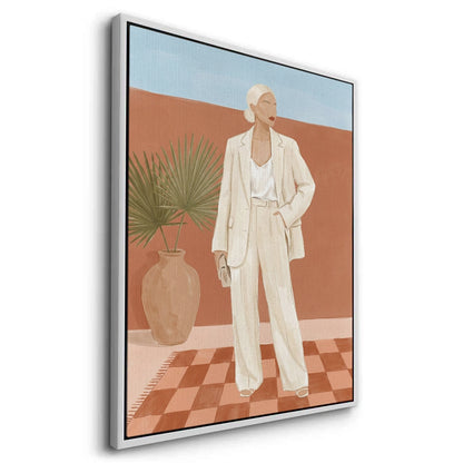 Boho Fashion Illustration - Canvas